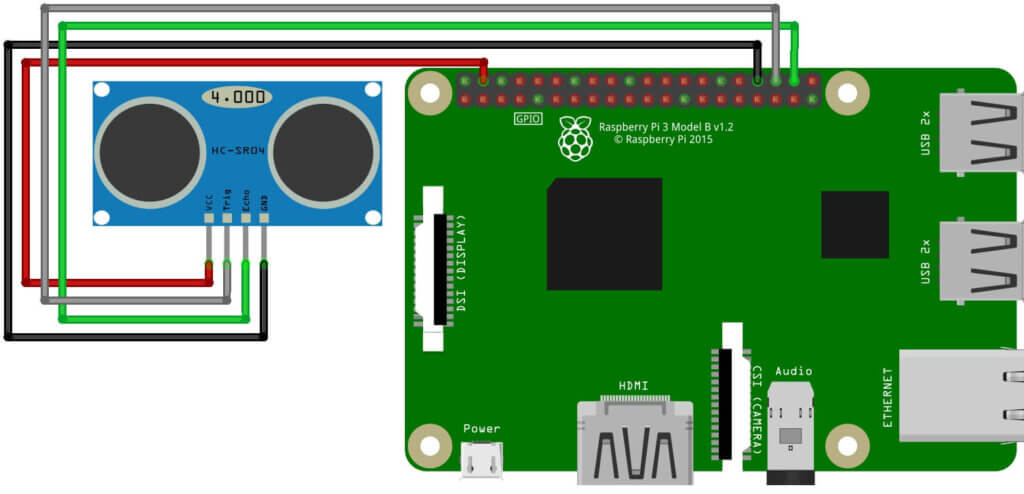 Raspberry Pi With Ultrasonic Sensor Tutorial