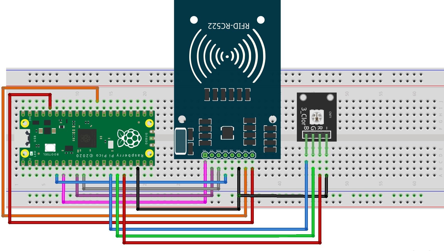 MFRC522 RFID Module With Raspberry Pi Pico Using MicroPython